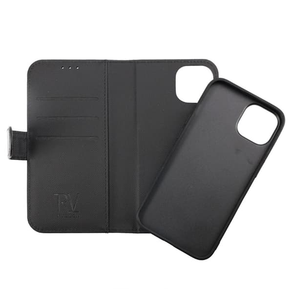 iPhone 14 Pro Max Plånboksfodral Magnet Rvelon - Svart