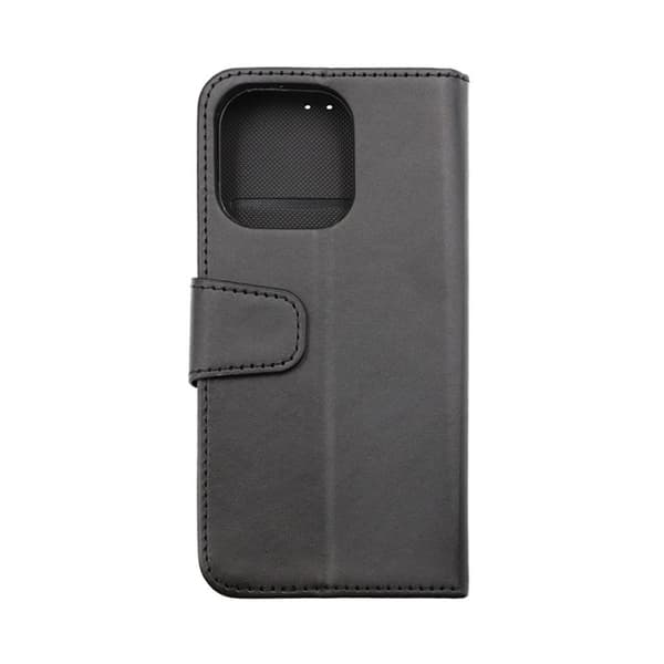 iPhone 14 Pro Plånboksfodral Extra Kortfack Rvelon - Svart