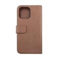 Miniatyrbillede 5 af 5: iPhone 14 Pro Plånboksfodral Läder Rvelon - Brun