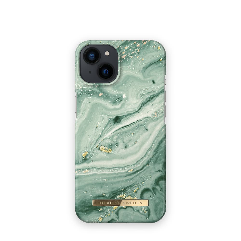 iDeal Of Sweden Mobilskal Mint Swirl Marble för iPhone 13