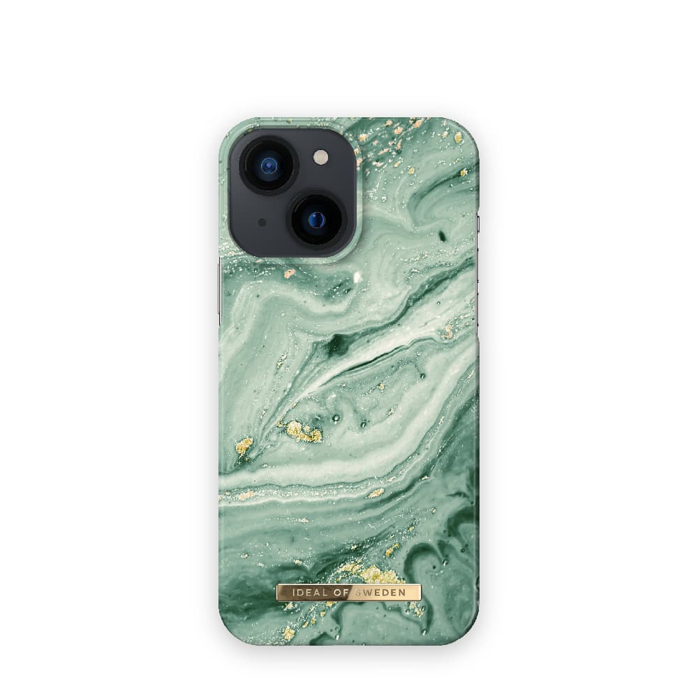 iDeal Of Sweden Mobilskal Mint Swirl Marble för iPhone 13 mini