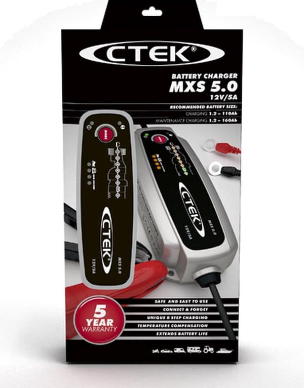CTEK Multi XS 5.0 batterioplader med temperaturkompensation