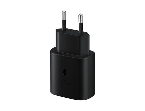 Samsung PD 25W Vægoplader + kabel- USB-C Hurtiglader - Sort