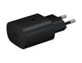 Miniatyrbillede 2 af 3: Samsung PD 25W Vægoplader + kabel- USB-C Hurtiglader - Sort