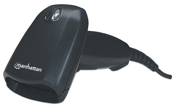 Manhattan 177672 USB Kit Streckkodsskannerkabel 1D CCD Svart Manuell USB