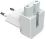 Vision - Virtaliittimen sovitin - IEC 60320 C7 - CEE 7/7 - valkoinen - Eurooppa