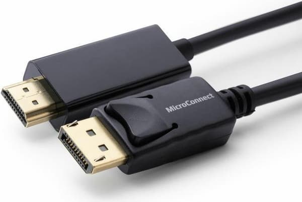 Microconnect MC-DP-HDMI-100 videokabeladapter 1 m DisplayPort Sort (MC-DP-HDMI-100)