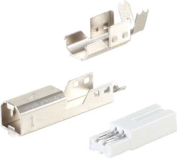 shiverpeaks BS77057 Wire Connector USB-B Sølv - Hvid (BS77057)