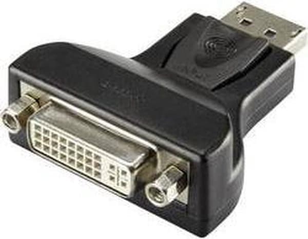 Renkforce RF-4212237 DisplayPort / DVI-adapter [1x DisplayPort-stik - 1x DVI-stik 24+5-bens] Sort