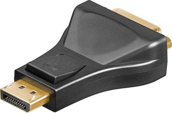 Adapter Displayport han til DVI-I 24+5 hun, gode forbindelser®