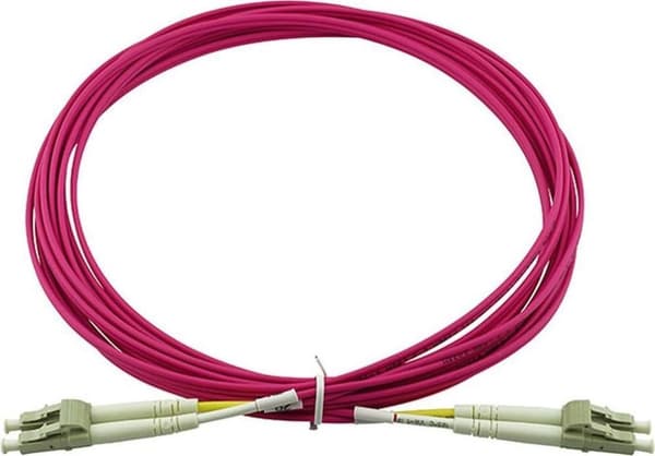 Kompatibel Dell EMC CBL-LC-OM4-3M BlueOptics duplex fiberoptisk patchkabel, LC-UPC/LC-UPC beige, 3 meter, multimode, G50/125µm OM4, ingångsförlust: un