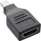 INLINE - Video / Audio Adapter - DisplayPort (M) til HDMI (M) - Sort