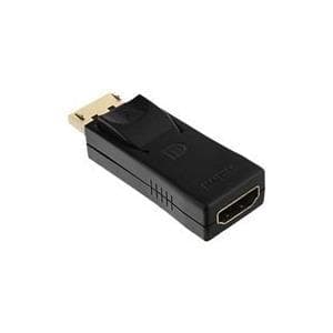 InLine 17198J DisplayPort-sovitin, DisplayPort-uros-HDMI-naaras, 4K2K, äänellä, musta