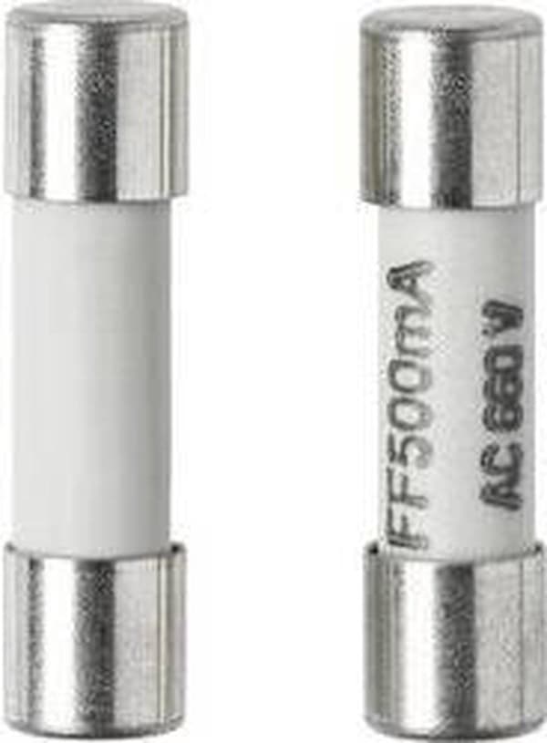 VOLTCRAFT Rörsäkring (Ø xl) 5 mm x 20 mm 500 mA 660 V Supersnabb -FF- Innehåll: 1 st.