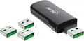 Miniatyrbillede 1 af 5: InLine USB portlås - nøgle med 4 låse