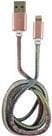 LC Power - Lightning-kabel - USB-hane till Lightning-hane - 1 m - Disco Glitter - för Apple iPad/iPhone/iPod (Lightning)