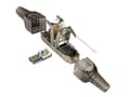 Miniatyrbillede 1 af 2: Kabelstik kat. 6A, værktøjsfri / feltmontering, LSA, STP skærmet, metal, Good Connect (GC-N0150)