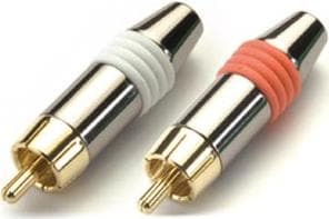 Kindermann - Audio Connection Kit - RCA (M) - Hvid, Rød (N-NYS373-2/-9)
