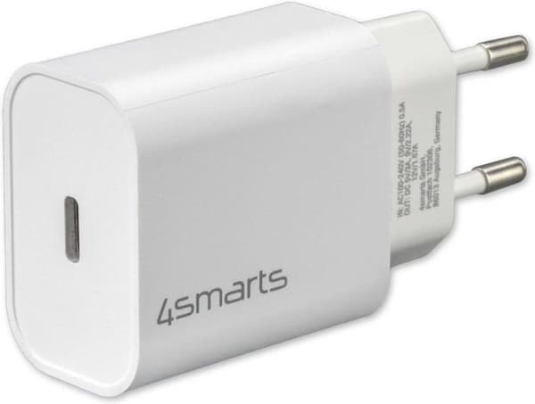 4Smarts VoltPlug Adapter 20W USB-C hurtigoplader med strømforsyning