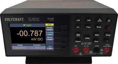 VOLTCRAFT VC-655 BT pöytäyleismittari digitaalinen CAT I 1000 V, CAT II 600 V näyttö (määrät): 55000 (VC-11785300)