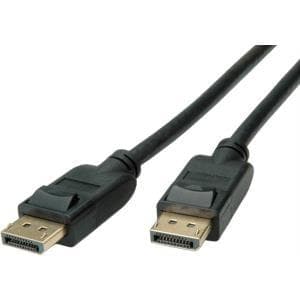 ROLINE – DisplayPort-kaapeli – DisplayPort (M) DisplayPortiin (M) – DisplayPort 1.4 – 1 m – 4K-tuki – Musta (11.04.5810)