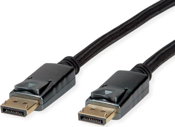 ROLINE 11.04.5868 DisplayPort-kabel 3 m svart - silver (11.04.5868)