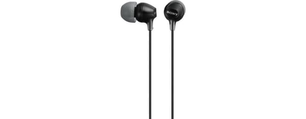 Sony MDR-EX15AP - In-ear høretelefoner - Sort