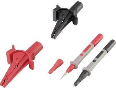 VOLTCRAFT alligatorklämmas uttag 4 mm CAT III 1000 V, CAT IV 600 V set om 6 MSS-103 (VC-8097030)