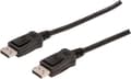 Miniatyrbild 1 av 3: Digitus DisplayPort-anslutningskabel 3,00 m AK-340103-030-S Svart [1x DisplayPort-kontakt - 1x DisplayPort-kontakt]