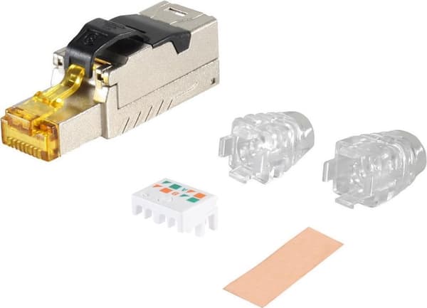 Helos - netværksstik - RJ-45 (M) - skærmet - CAT 8.1