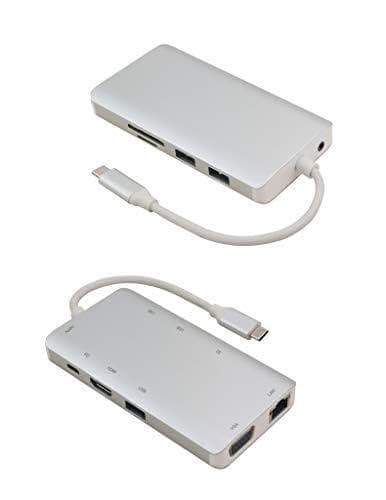 Helos Docking Station USB 3.1 Type-C™ Male/HDMI/VGA/USB/LAN/Audio/SD, Premium