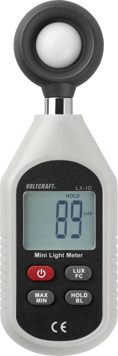 VOLTCRAFT LX-10 Lysmåler 0 - 199900 lx