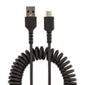 Pikkukuva 3 / 6: STARTECH.COM 1 m USB A–USB C -kaapeli kierrekaapeli USB 2.0 A - Type-C latauskaapeli kestävä aramidikuitu matkapuhelimen pikalatauskaapeli (R2ACC-1M-U
