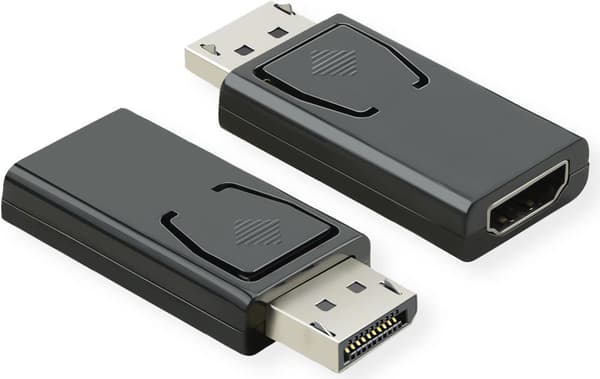 Värde 12.99.3158 Kabeladapter DisplayPort HDMI Svart (12.99.3158)