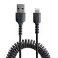 Miniatyrbild 3 av 7: StarTech.com 50 cm USB till Lightning-kabel - Spolad kabel - MFi-certifierad - Snabbladdningskabel för iPhone/iPad - Svart - Robust TPE-jacka med aram