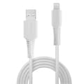 Miniatyrbild 2 av 5: Lindy - Lightning-kabel - Lightning-hane till USB-hane - 3 m - vit - halogenfri - för Apple iPad/iPhone/iPod (Lightning)