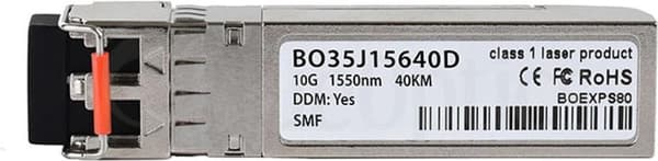 Kompatibel Alcatel-Nokia 3HE09328AA BlueOptics BO35J15640D SFP+ Transceiver, LC-Duplex, 10GBASE-ER, Singlemode Fiber, 1550nm, 40KM, 0°C/+70°C (3HE0932