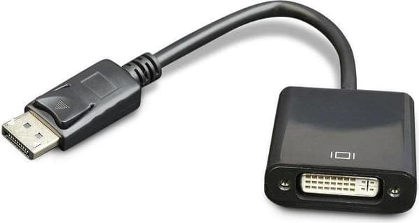 Gembird - DisplayPort-adapter - DisplayPort (M) till DVI-I (W) - DisplayPort 1.0 - 10 cm - svart