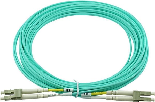 Kompatibel HPE PremierFlex BK839A BlueOptics duplex fiberoptisk patchledning, LC-UPC/LC-UPC beige, 2 meter, multimode, G50/125µm OM3, inputtab: under