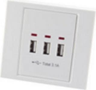 shiverpeaks BS60065-stik USB Hvid (BS60065) Hvid