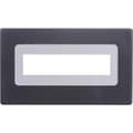 Miniatyrbillede 1 af 4: H-Tronic FR 216 frontramme sort egnet til (display): LC display 16 x 2 (B x H x D) 91 x 53 x