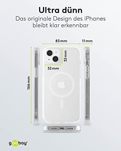 Goobay PureFlex+ skyddsfodral som är kompatibelt med Apple iPhone 14 Max (61347)
