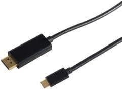 shiverpeaks BS10-60025 Kabelgränssnitt/Könsadapter Displayport USB Typ C Svart (BS10-60025)