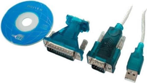 S-Impulse USB-A (m) til 9-pin SUB-D / 25-pin SUB-D (m) seriel RS232-adapter - 1,5 meter