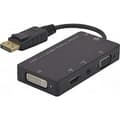 Pikkukuva 1 / 3: Exc 127377 VGA, DVI, ääni, HDMI DisplayPort-sovitin, musta