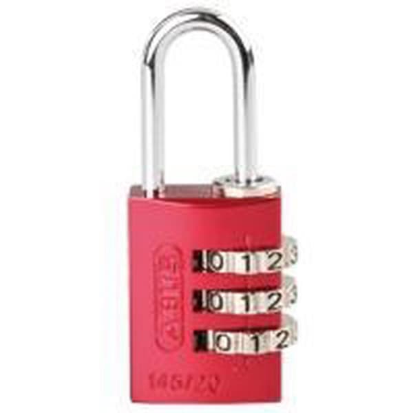 ABUS ABVS48813 Riippulukko 41,5 mm Punainen Yhdistelmälukko