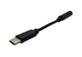 Miniatyrbild 1 av 3: USB-C ljudadapter digital, svart för smartphones, surfplattor, ultrabooks, handhållna konsoler, hörlurar, headset, hi-fi-system, soundbars