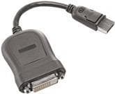 Lenovo - DisplayPort-adapter - DisplayPort (M) till DVI-D (W) - 20 cm