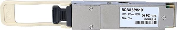 Kompatibel NetApp X65405 BlueOptics BO28L859S1D QSFP28 transceiver, MPO/MTP, 100GBASE-SR4, multimode fiber, 4x850nm, 100 meter, 0°C/+70°C, DDM (X65405