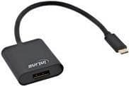 InLine - Ekstern videoadapter - USB-C 3.1 - DisplayPort - Sort (64102B)